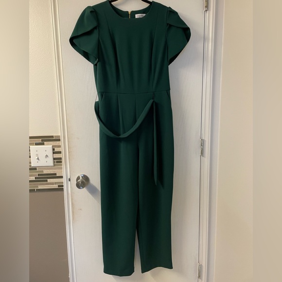 Calvin Klein Pants & Jumpsuits Calvin Klein Forest Green Jumpsuit